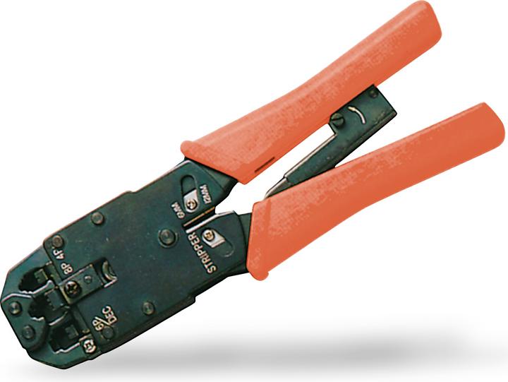 Actual product image Digitus Multi Modular Crimping Pliers Metal suitable for 4P2C 4P4C 6P4C 6P6C 8P8C incl. Stripper and Cutter (205 mm)