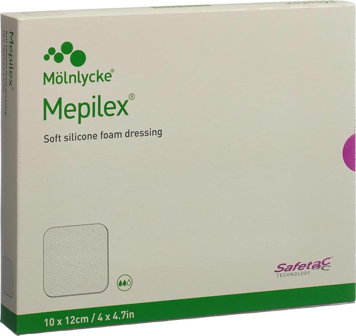 Image du produit Mepilex Pansement mousse Safetac 10 x 12cm silicone, 5 pièces (5 x)