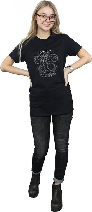Actual product image Womens/Ladies Dobby Seal Cotton Boyfriend T-Shirt (3XL)