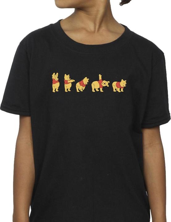 Actual product image Disney Girls Winnie The Pooh Stretching Cotton T-Shirt (140, 146)