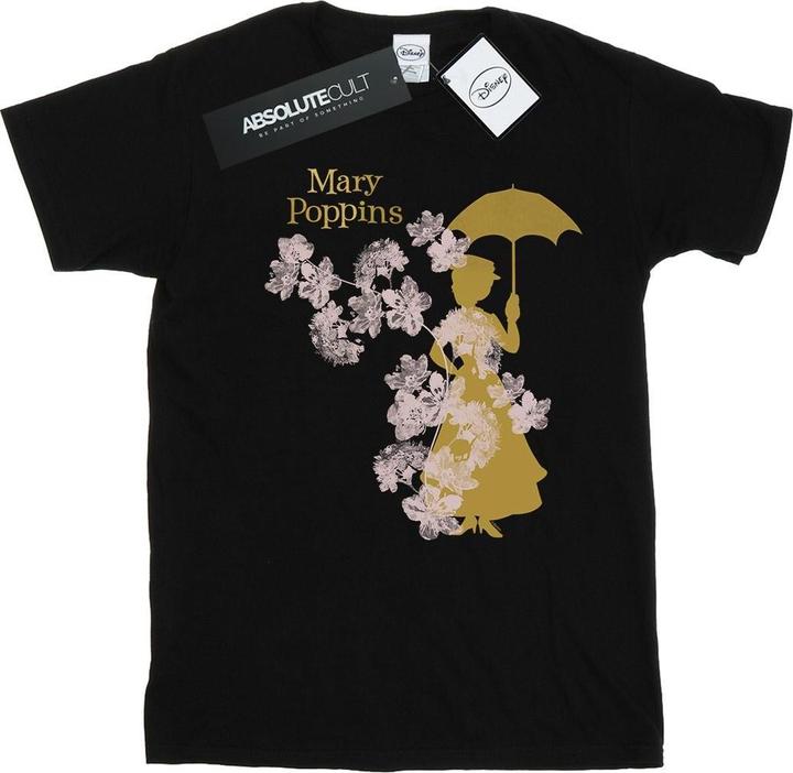 Immagine prodotto Disney Mary Poppins Floral Silhouette Maglietta Uomo (M)