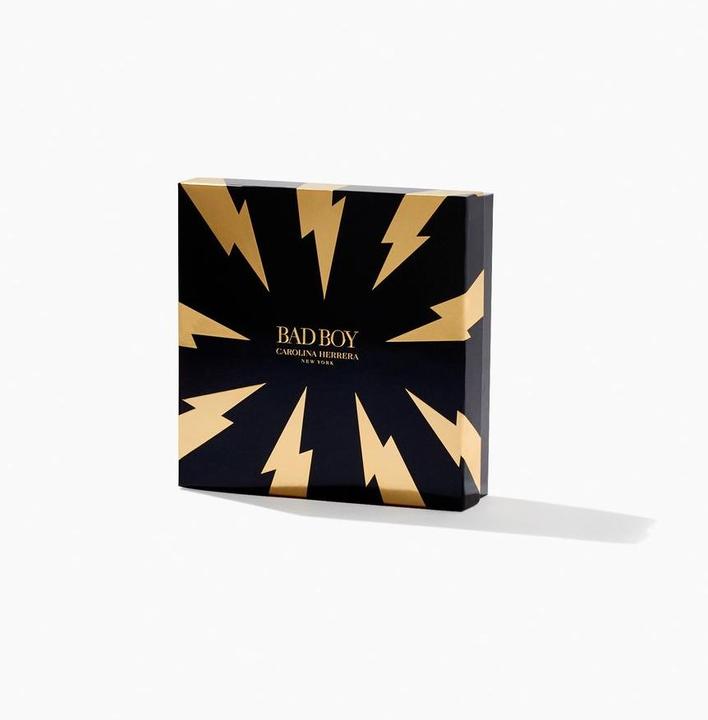 Image du produit Carolina Herrera Bad Boy 2 Piece Gift Set : Eau De Toilette 100ml - Shower Gel 100ml (Set soin capillaire)