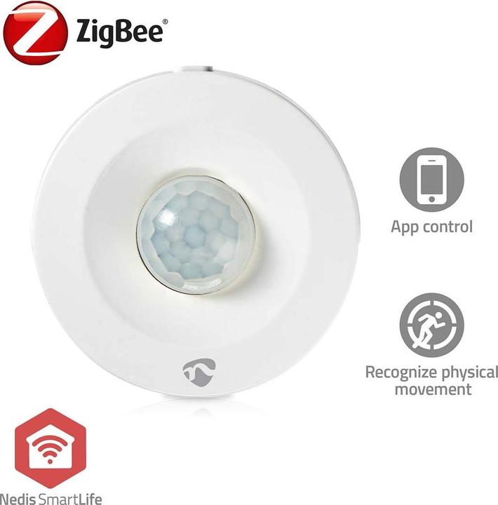 Produktbild Nedis Smart-PIR-Bewegungssensor | Zigbee | Batterie inbegriffen (5 m)