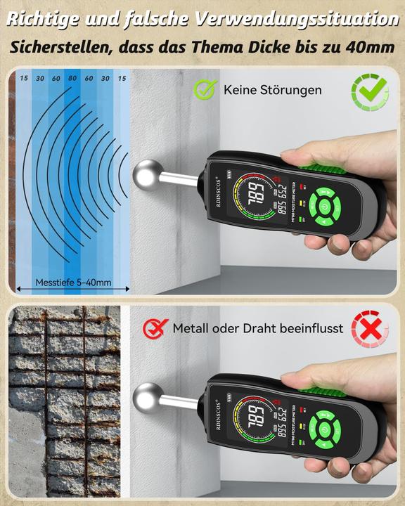 Actual product image Rdinscos Moisture Meter