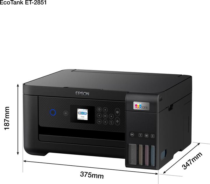 Produktbild Epson EcoTank ET-2851 (Tintenpatrone, Farbe)