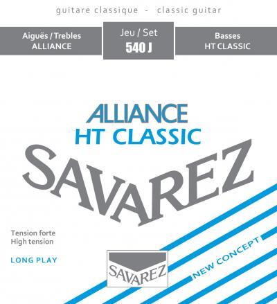 Actual product image Savarez 540 J Alliance blue, High Tension (6 x, Guitar, 0.03")