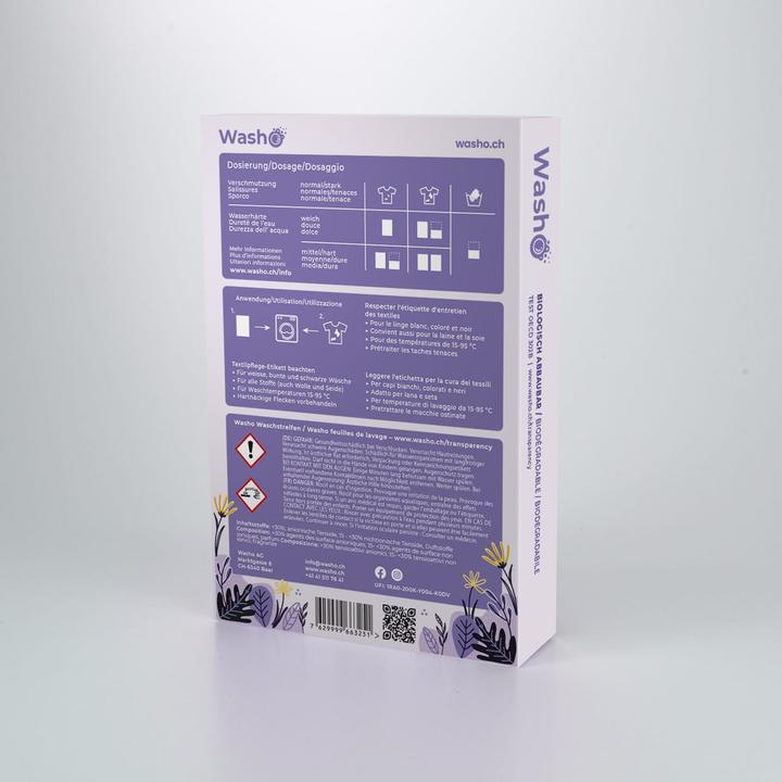 Produktbild Washo Waschstreifen (60 Waschgänge, Waschtücher)