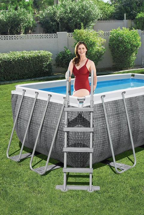 Immagine prodotto Bestway Piscina rettangolare con telaio di alimentazione (412 x 201 x 122 cm)