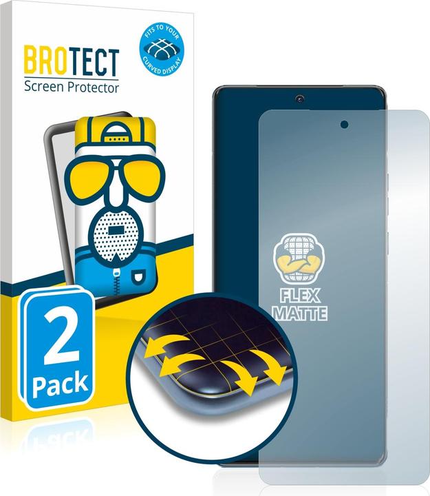 Image du produit BROTECT Full-Cover Protection Mat (2 pièce(s), Motorola Edge 40 Pro)