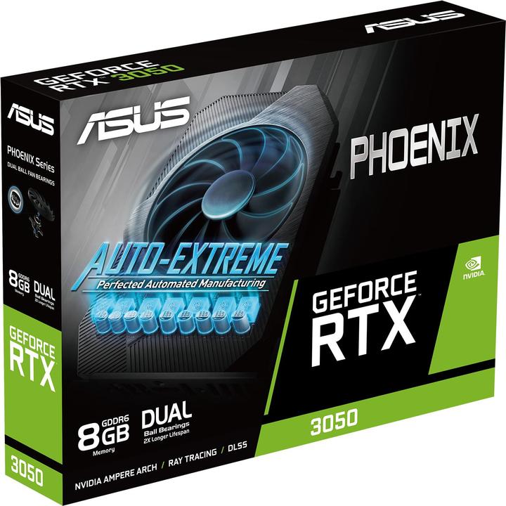 Actual product image ASUS Phoenix GeForce RTX 3050 V2 (8 GB)