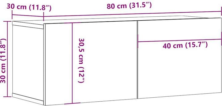 Produktbild VidaXL Johanna (80 x 30 x 30 cm)