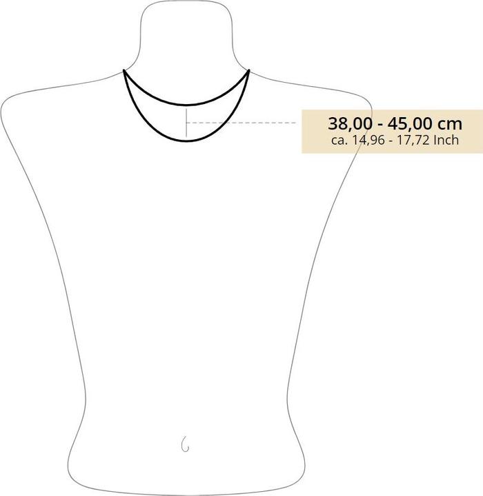 Produktbild Thomas Sabo Kette mit Buchstaben-Anhänger M vergoldet (750 Gelbgold Vergoldung, 925 Sterlingsilber, 38 - 45 cm)