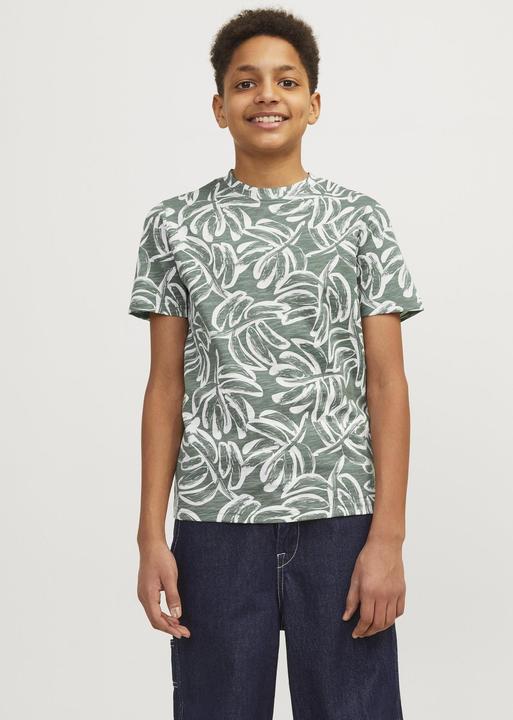 Actual product image Jack & Jones Jorlafayette Aop Tee Ss Crew Neck Mni (122)