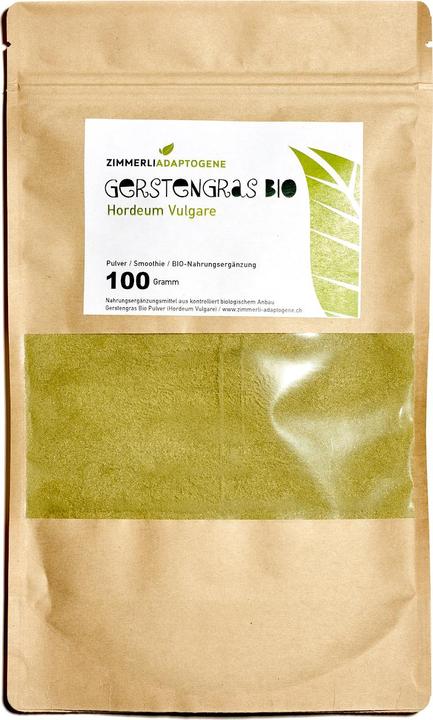 Zimmerli Adaptogene Gerstengras Pulver (BIO) (1 Stück, Pulver, 100 g)