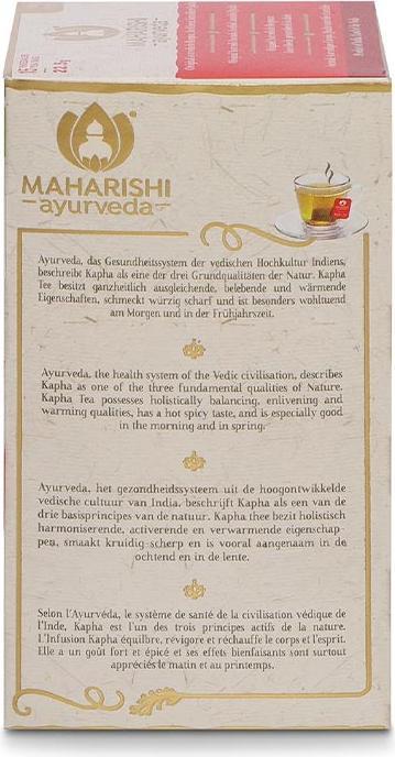 Valeurs nutritives et ingrédients Maharishi Ayurveda Thé Kapha Épices Thé (22.50 g)
