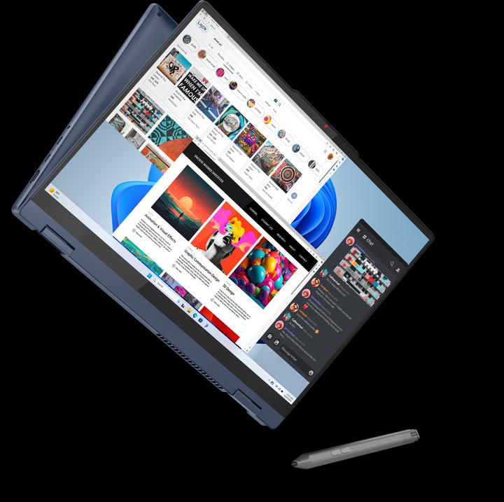 Actual product image Lenovo IdeaPad 5 2-in-1 (16", AMD Ryzen 5 8645HS, 16 GB, 512 GB, DE)