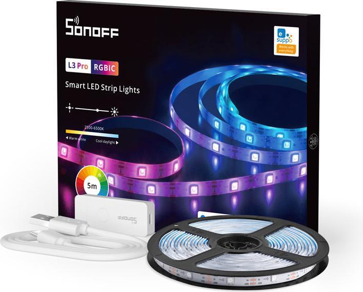 Actual product image Sonoff L3 Pro (RGBIC, 500 cm, Indoor, Outdoor)