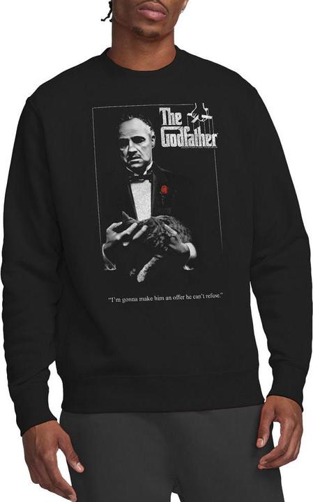 Actual product image The Godfather Unisex Adult Poster Sweatshirt (XXL)
