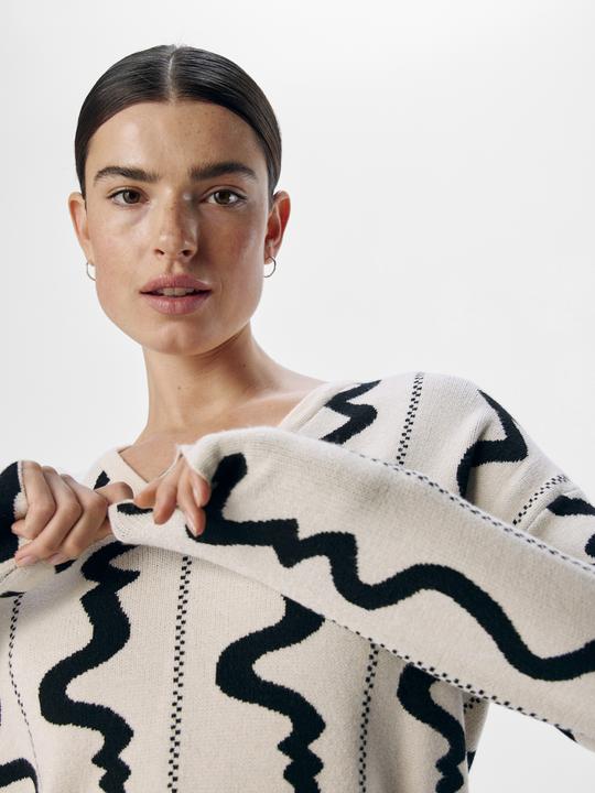 Produktbild Object V-Ausschnitt Strickpullover (M)