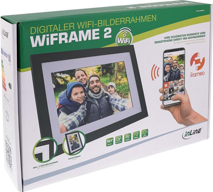 Actual product image InLine WiFRAME 2 digital WiFi picture frame (10.10", 1920 x 1200 pixels)