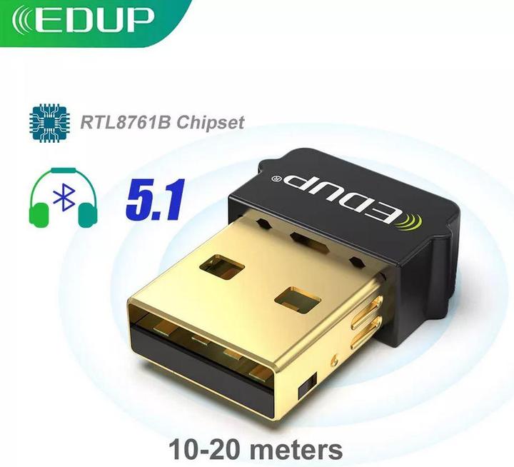 Produktbild PhoneLook Universal Bluetooth 5.1 Adapter Wireless Verbinung mit PC ohne Bluetooth (Sender & Empfänger)