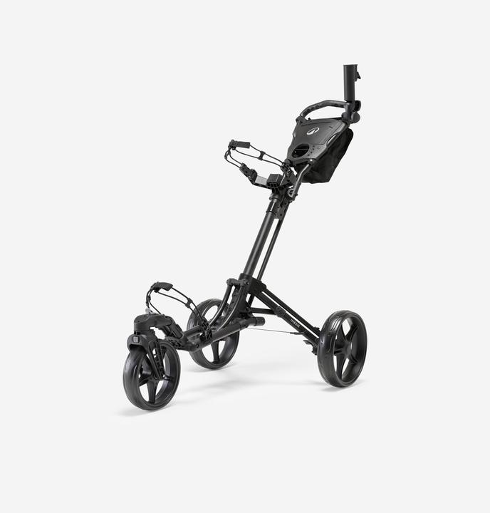 Inesis Chariot golf 3 roues, 900 360° noir