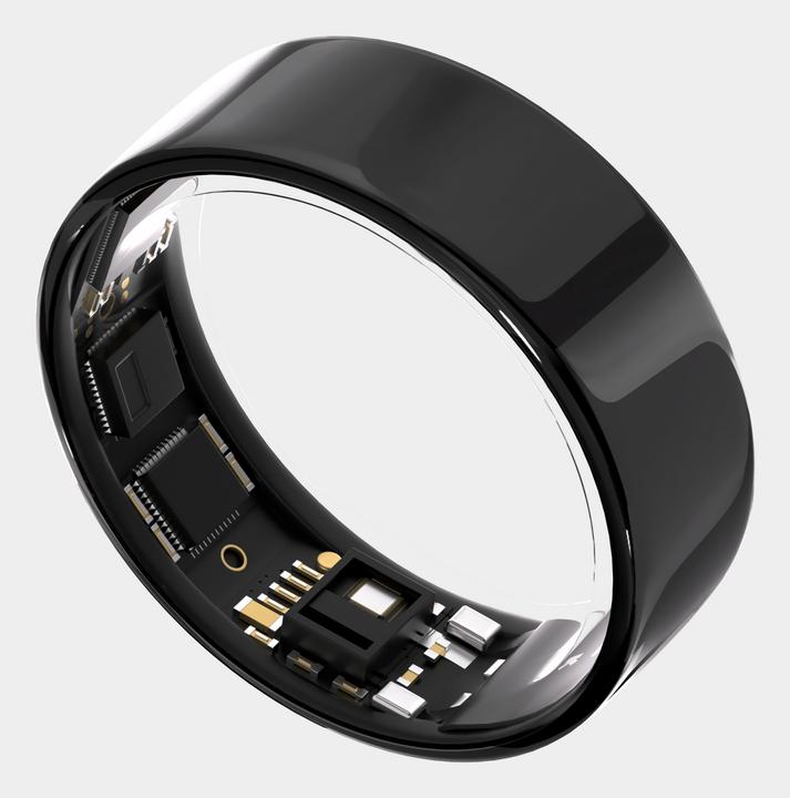 Actual product image Ultrahuman Ring Air- Size-09- Aster Air Black (9, Aster Black)