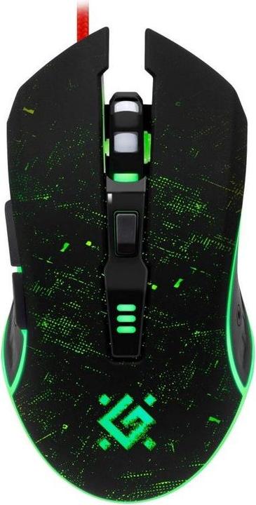 Actual product image Defender DRAGLEN GM-907 7200 DPI wired gaming mouse (Cable)
