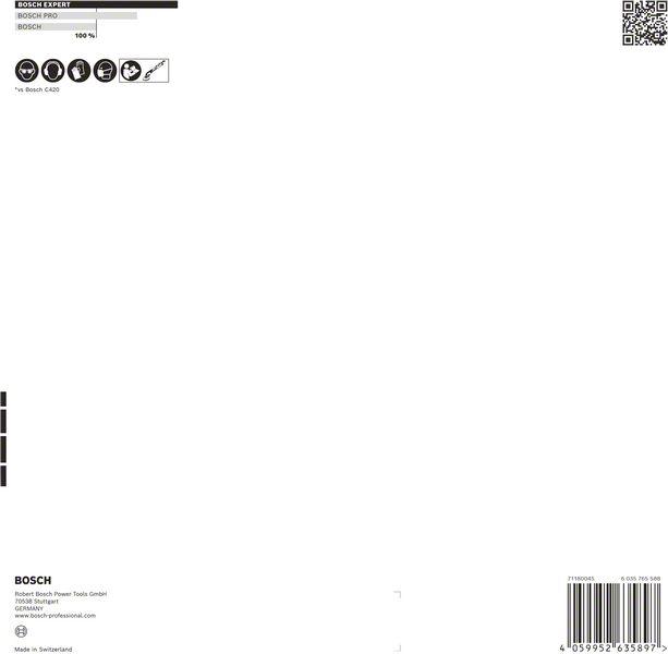 Immagine prodotto Bosch Professional Zubehör Accessori 2608901639 Rete di levigatura per levigatrice per cartongesso grana 240 (240)