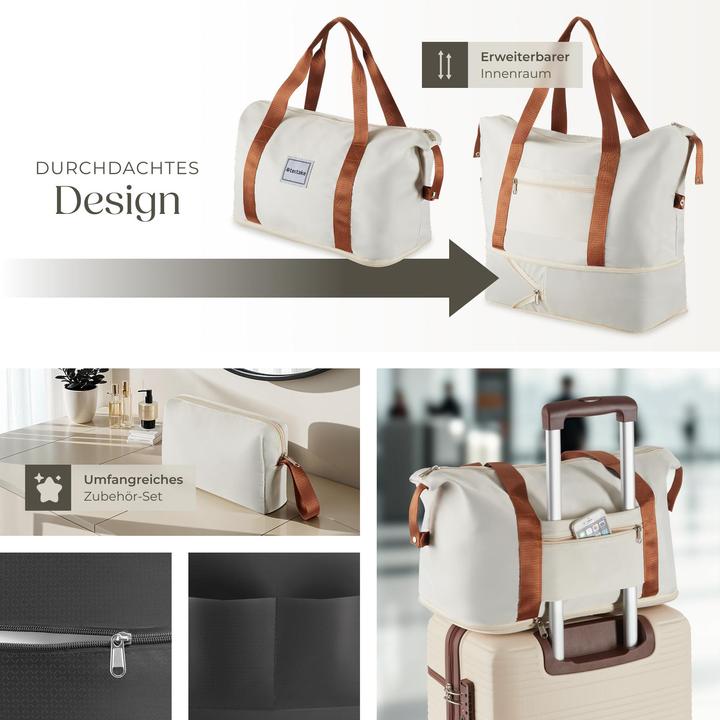 Immagine prodotto tectake Set di valigie da viaggio Madison, 13 pezzi, lucchetto TSA (92 l)
