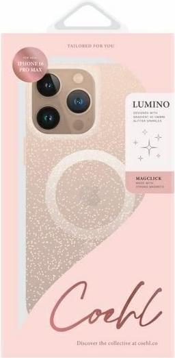Image du produit Uniq etui Coehl Lumino iPhone 16 Pro Max 6.9" Magnetic Charging różowo złoty/rose gold (Apple iPhone 16 Pro Max)