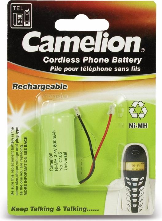 Produktbild Camelion NiMH-Akkupack 2,4V/800mAh 1 Stück