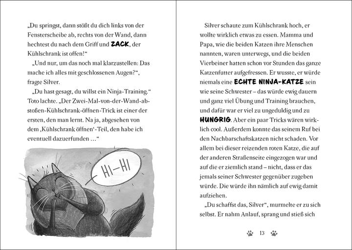 Immagine prodotto Ninja Cat (Band 2) - Meisterdieb auf der Flucht! (Tedesco, Dermot O'Leary, Tamara Reisinger, Nick East, Libri per bambini Loewe, 2023)