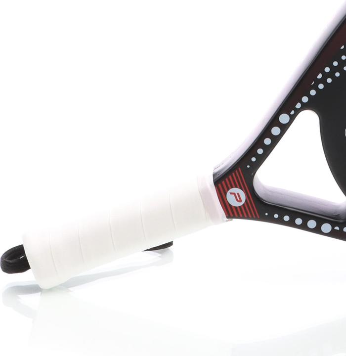 Image du produit Luxtri Raquette Padel Forme Goutte d’eau 360g Fibre de verre EVA Rouge-noire Jugador Sport Extérieur
