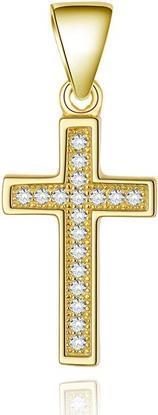 Beneto Gold-plated silver pendant Cross AGH589-GOLD (L) (Silber)