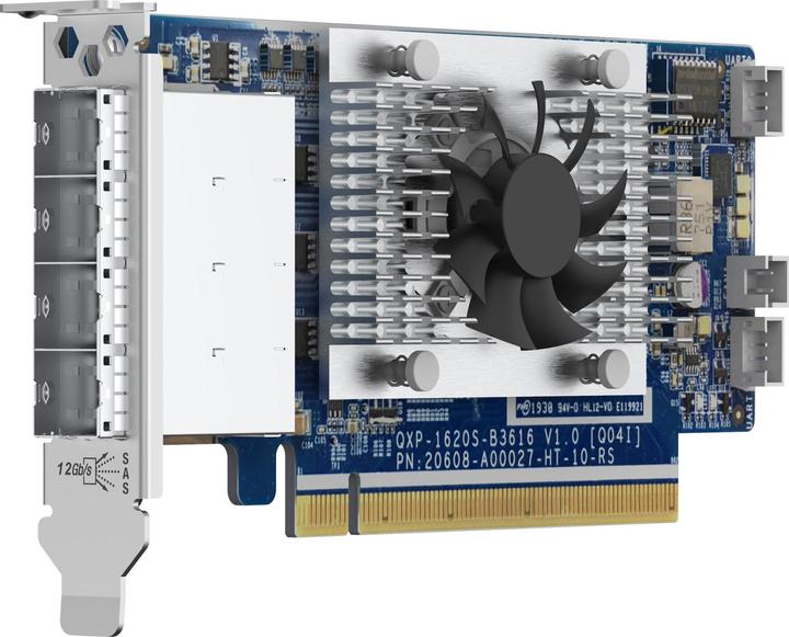 Produktbild QNAP QXP-1620S-B3616W - Speicher-Controller - SATA 6Gb/s / SAS 12Gb/s / PCIe Low-Prof