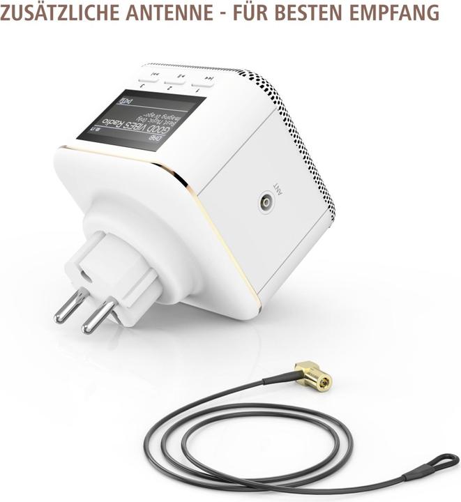 Actual product image Hama digital radio DR40BT-PlugIn, FM/DAB/DAB+/BluetoothÂ (DAB+, FM, Bluetooth)