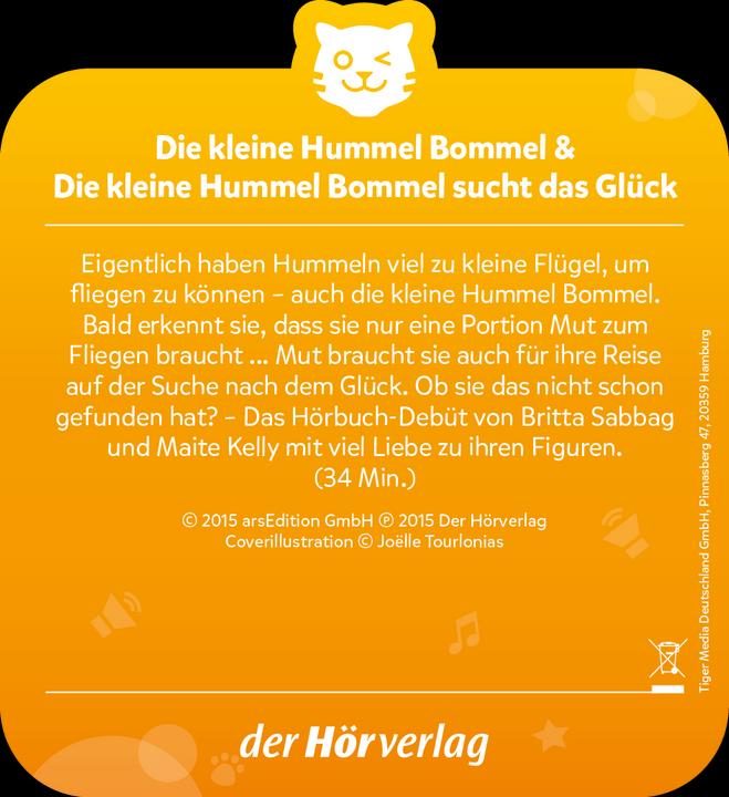 Actual product image Tigermedia Tigercard: The little bumblebee Bommel: seeking happiness (German)
