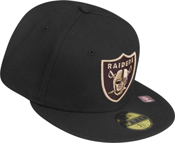Produktbild New Era 59Fifty Cap Las Vegas Raiders schwarz khaki - 7 3/8 (7 3/8)