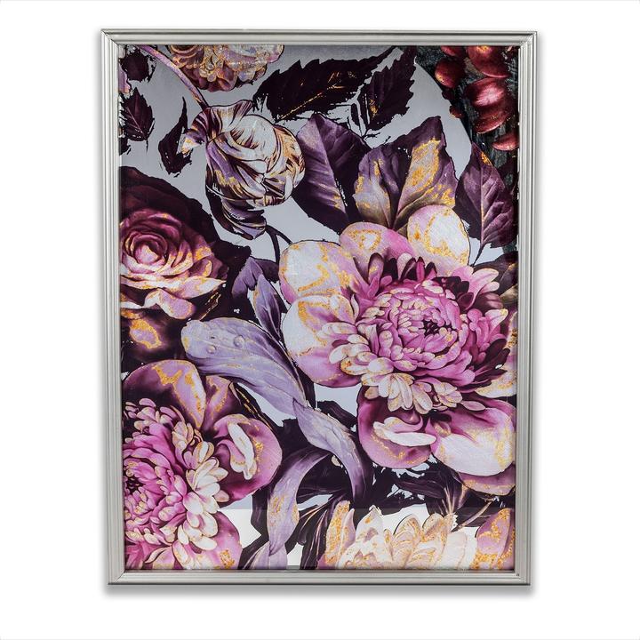Immagine prodotto Formano Specchio murale a parete, floreale, rettangolare (52 x 72 cm)