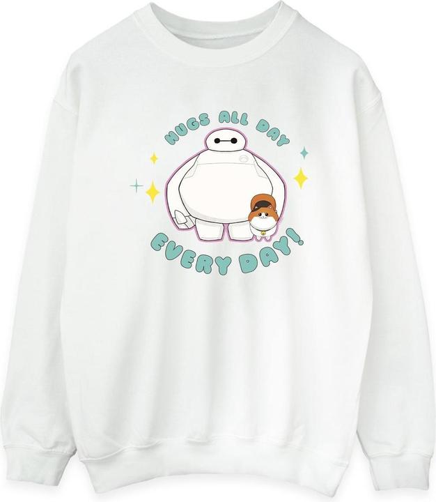 Immagine prodotto Disney Big Hero 6 Baymax Hugs Everyday Felpa Donna (L)