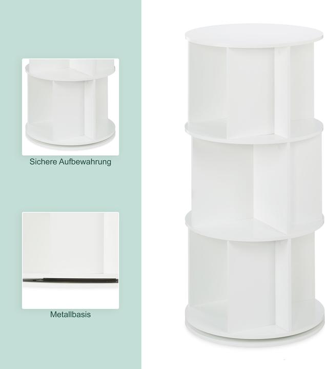 Image du produit Relaxdays Étagère ronde