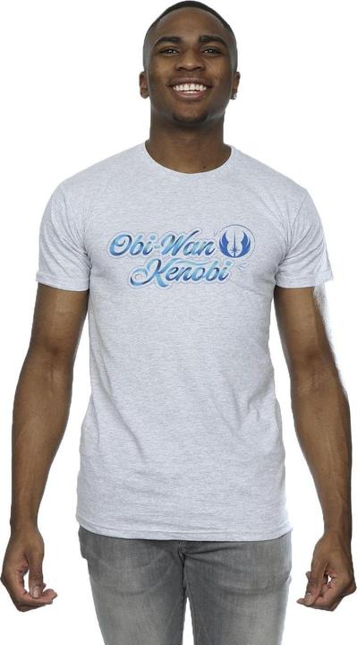 Produktbild Star Wars ObiWan Kenobi Ribbon Font TShirt (XL)