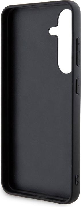 Actual product image DKNY DKHCSPRTHSLK S921 czarny/black hardcase Leather Mono Stripe & Metal Logo (Samsung Galaxy S24)