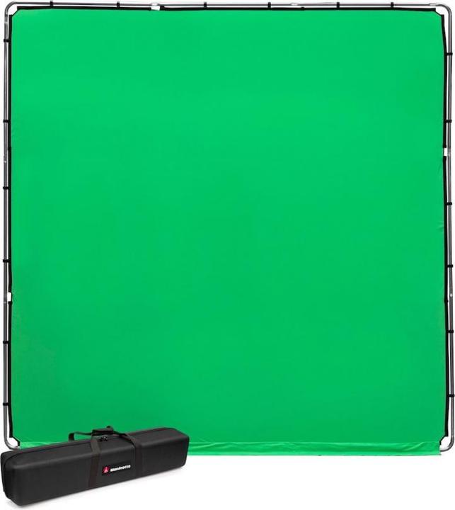 Manfrotto LR83350 StudioLink Chroma Key Green Screen Kit 3x3m (300 cm, 300 cm)