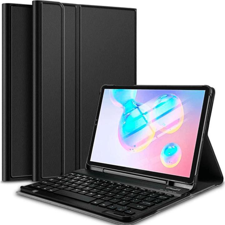 Just in Case Tastiera Bluetooth Premium Cover Nera Samsung Galaxy Tab S7+ (Ing. Int., Galaxy Tab S7+)