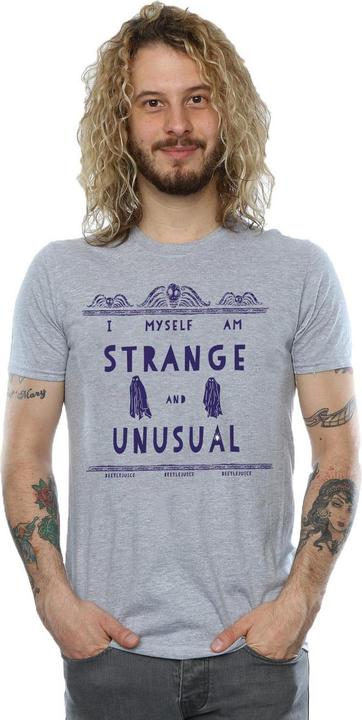 Actual product image Beetlejuice Mens Strange And Unusual T-Shirt (XL)