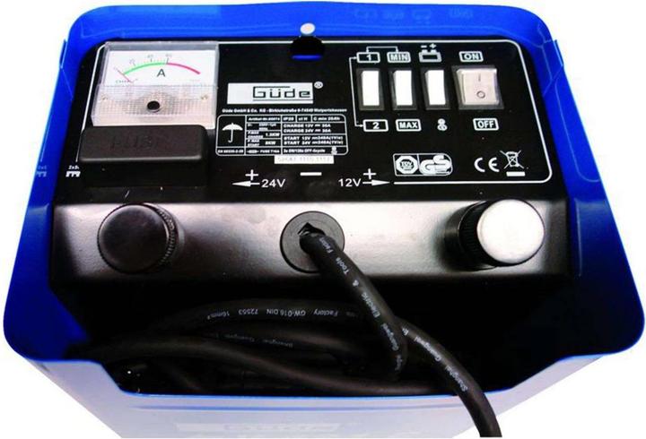 Actual product image Güde 12V/24V Battery Charger Automatic Battery Charger V 421 C Jump Starter (12V, 24V, 60 A)