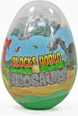 Roost OEuf de dinosaure 5.5x5.5x8cm 70327 Blocs de construction, 6 assortis