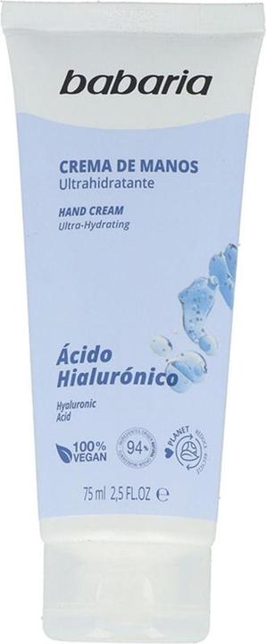 Babaria Ultra Hydrating HYALURONIC ACID Hand Cream 75ml (75 ml)